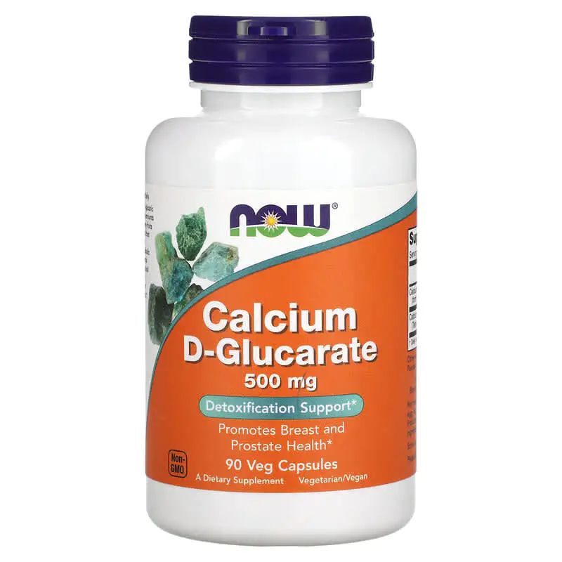Calcium D-Glucarate 500 мг 90 веге капсули | Now Foods Calcium D-Glucarate 500 мг 90 веге капсули | Now Foods