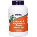 Calcium & Magnesium With Vitamin D-3 and Zinc 120 дражета | Now Foods