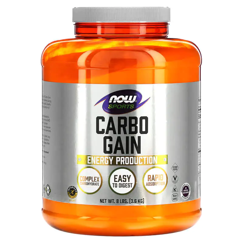 Carbo Gain 3600 гр | Now Foods Carbo Gain 3600 гр | Now Foods