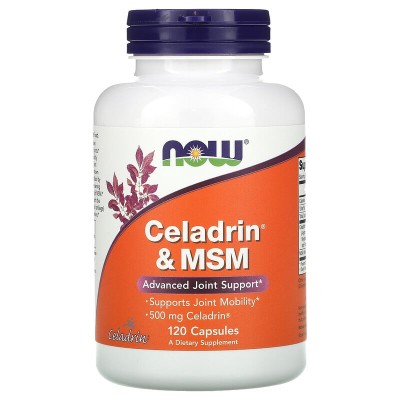 Celadrin & MSM 120 капсули | Now Foods Celadrin & MSM 120 капсули | Now Foods