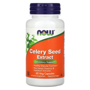 Celery Seed Extract 60 веге капсули | Now Foods