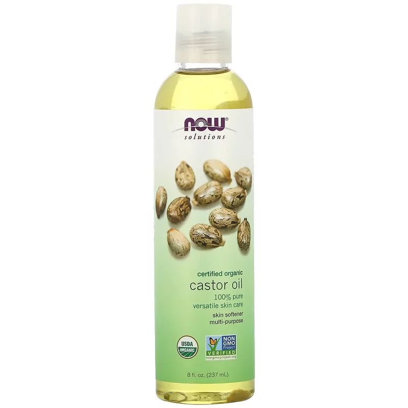 Certified Organic Castor Oil 237 мл | Now Foods Овлажнява, подхранва и ревитализира кожата Успокоява раздразнената и сърбяща кожа Намалява възпалението Намалява появата на бръчки Възстановява увредената Certified Organic Castor Oil 237 мл | Now Foods Овла