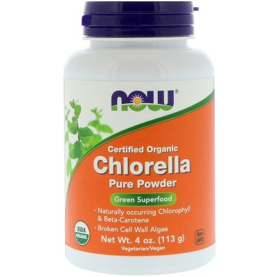 Chlorella Прах 113 гр | Now Foods Изключителен антиоксидант Против хипертония При диабет Повишава имунната защита Спомага обмяната на веществата Способства за регенерация на тъканите Влияе Chlorella Прах 113 гр | Now Foods Изключителен антиоксидант Против