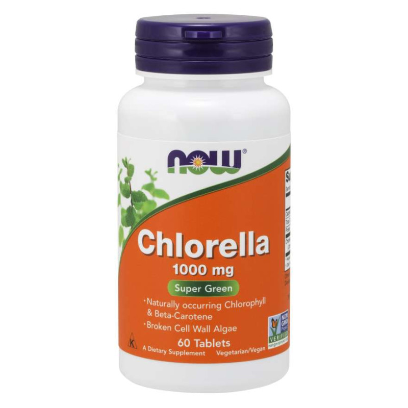 Chlorella 1000 мг 60 таблетки | Now Foods