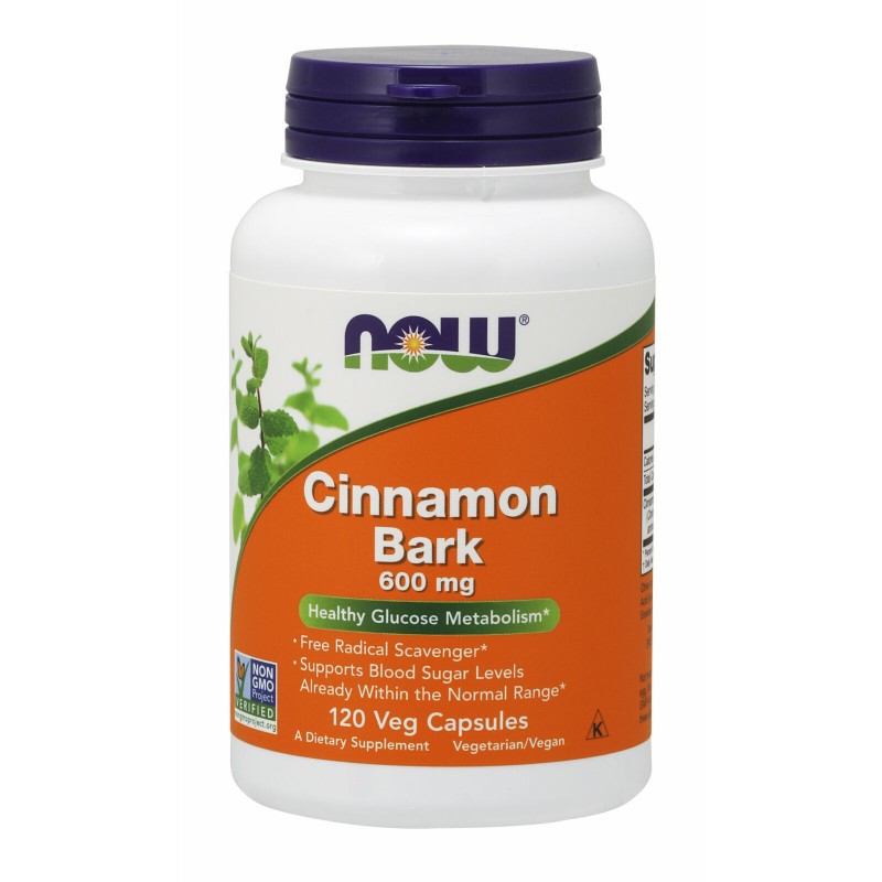 Канела (Cinnamon Bark) 600 мг веге 120 капсули | Now Foods