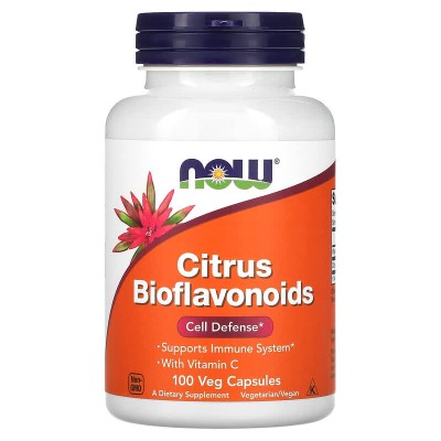 Citrus Bioflavonoids 100 веге капсули | Now Foods Citrus Bioflavonoids 100 веге капсули | Now Foods