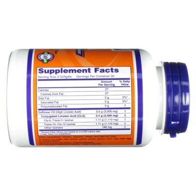 КЛА - CLA 800 мг 90 дражета | Now Foods КЛА - CLA 800 мг 90 дражета | Now Foods