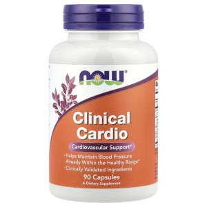 Clinical Cardio 90 капсули | Now Foods