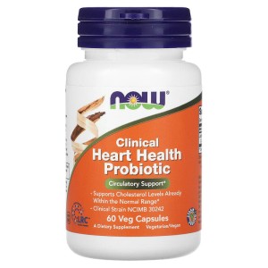Clinical Heart Health Probiotic 60 веге капсули | Now Foods
