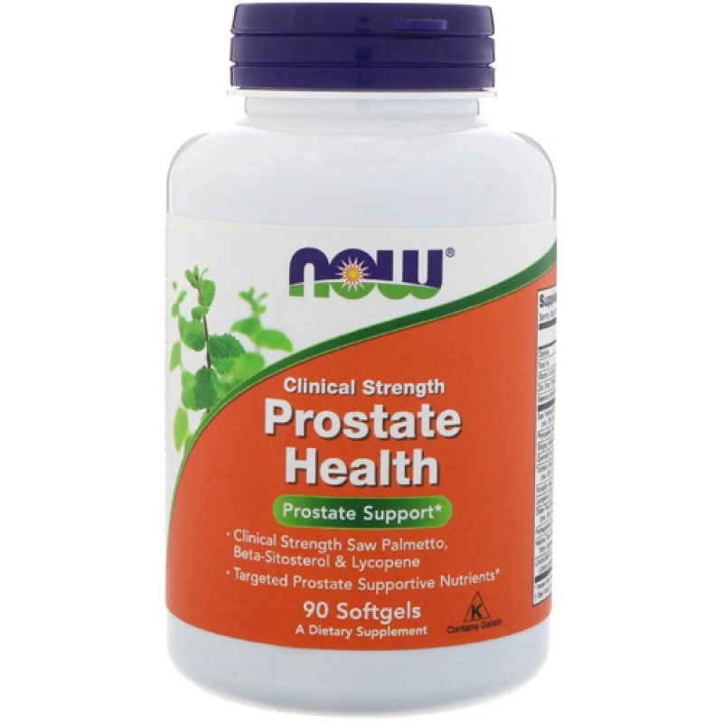 Clinical Strength Prostate Health 90 гел-капсули | Now Foods Осигурява многокомпонентна формула от синергични съставки Билкови екстракти, доказани в борбата със заболявания на простатата Противодейства на хип Clinical Strength Prostate Health 90 гел-капсу