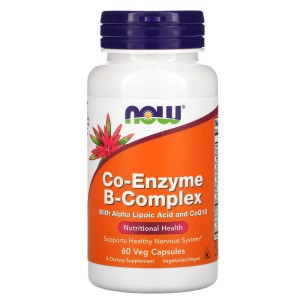 Co-Enzyme B-Complex 60 веге капсули | Now Foods