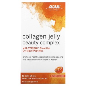 Collagen Jelly Beauty Complex 10 желирани пръчици | Now Foods