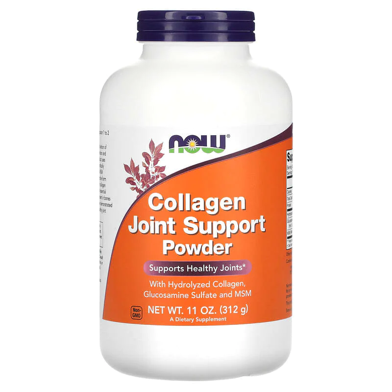 Collagen Joint Support Powder 312 гр | Now Foods Collagen Joint Support Powder 312 гр | Now Foods