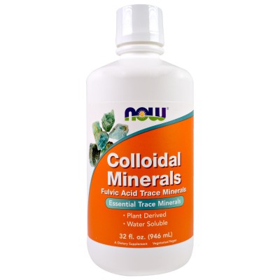 Colloidal Minerals 946 мл | Now Foods Colloidal Minerals 946 мл | Now Foods