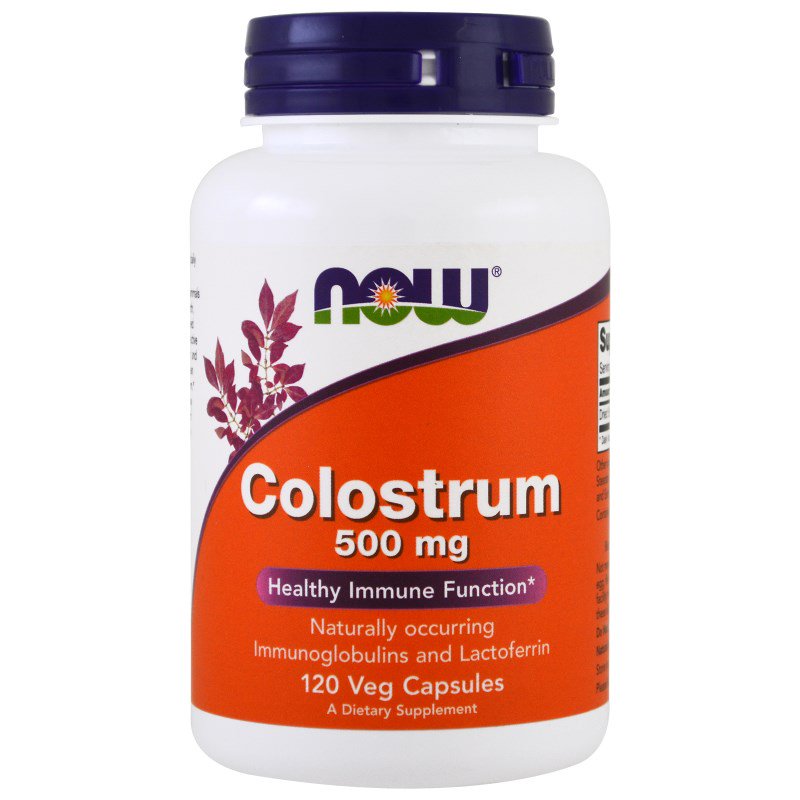 Colostrum 500 мг 120 веге капсули | Now Foods