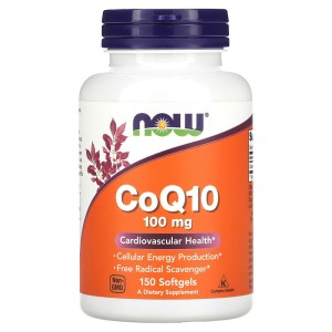 CoQ10 100 мг with Hawthorn Berry 180 веге капсули | Now Foods