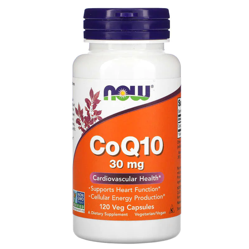 CoQ10 30 мг 120 веге капсули | Now Foods CoQ10 30 мг 120 веге капсули | Now Foods