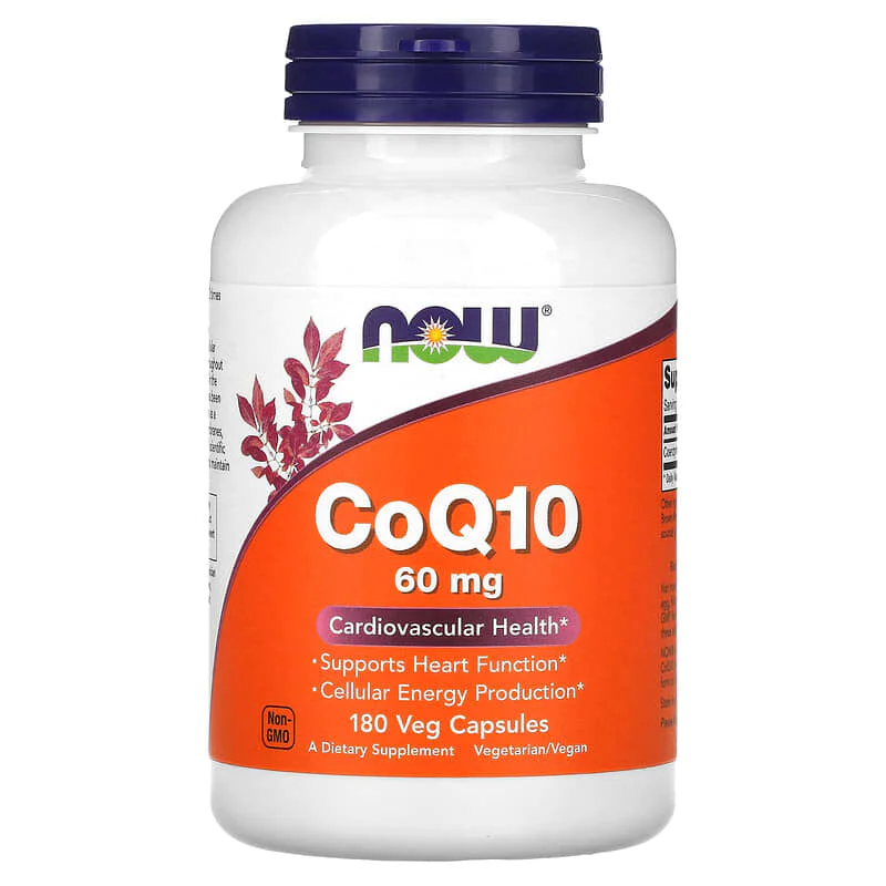 CoQ10 60 мг 180 веге капсули | Now Foods CoQ10 60 мг 180 веге капсули | Now Foods