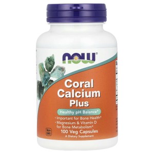 Coral Calcium Plus 100 веге капсули | Now Foods