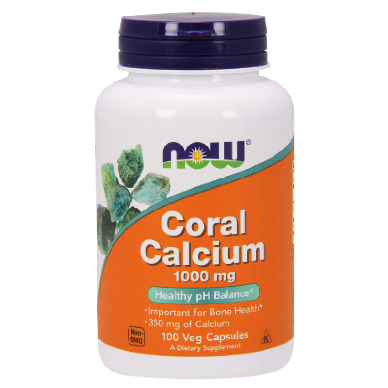 Coral Calcium 1000 мг 100 веге капсули | Now Foods