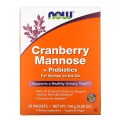 Cranberry Mannose + Probiotics 24 пакетчета | Now Foods