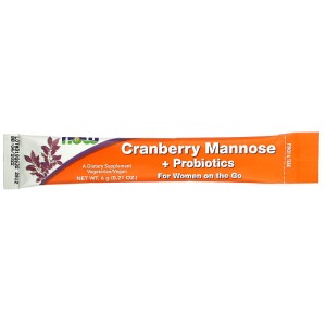 Cranberry Mannose + Probiotics 24 пакетчета | Now Foods Cranberry Mannose + Probiotics 24 пакетчета | Now Foods