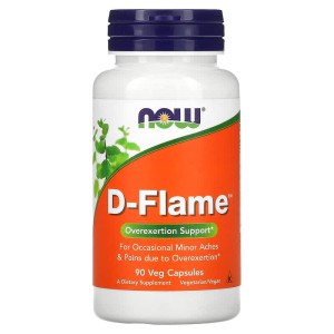 D-Flame 90 веге капсули | Now Foods