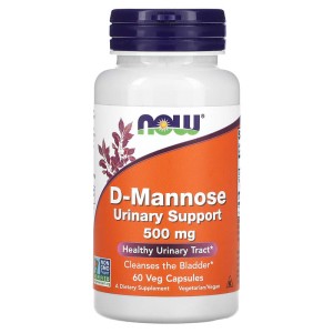 D-Mannose 500 мг 60 веге капсули | Now Foods
