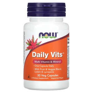 Daily Vits 30 веге капсули | Now Foods