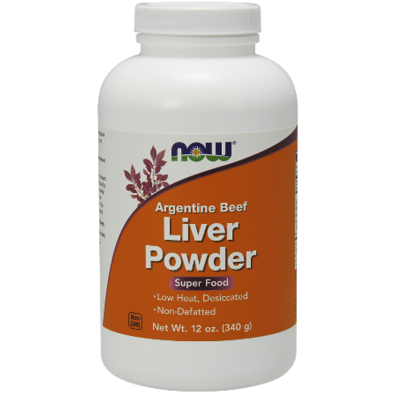 Desiccated Liver Powder (прах) 340 гр | Now Foods