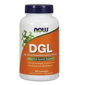 DGL 400 мг 100 таблетки | Now Foods