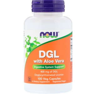 DGL 400 мг 100 веге капсули | Now Foods 