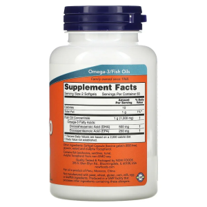 DHA-250 120 гел-капсули | Now Foods