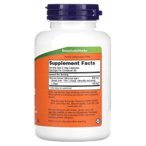 Dopa Mucuna 180 веге капсули | Now Foods