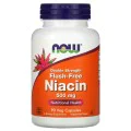 Double Strength Flush-Free Niacin 500 мг 90 веге капсули | Now Foods Double Strength Flush-Free Niacin 500 мг 90 веге капсули | Now Foods