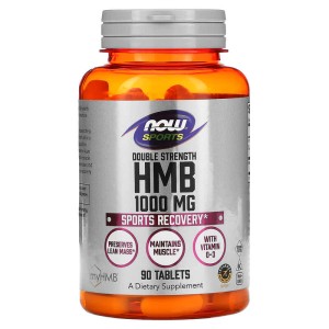 Double Strength HMB 1000 мг 90 таблетки | Now Foods