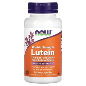 Double Strength Lutein Esters 20 мг 90 веге капсули | Now Foods