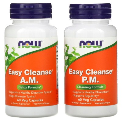 Easy Cleanse Kit AM 60 капсули / PM 2x60 веге капсули | Now Foods Easy Cleanse Kit AM 60 капсули / PM 60 капсули I Now FoodsПри ниско ниво на енергия
За по-добър цвят на лицето
При отсъствие на мотивация и апатия
Спомага обмяната на веществат Easy Cleanse Kit AM 60 капсули / PM 60 капсули I Now Foods При ниско ниво на енергия За по-добър цвят на лицето При отсъствие на мотивация и апатия Спомага обмяната на веществата Стимулира имунната защи Easy Cleanse Kit AM 60 капсули / PM 60 капсули I Now