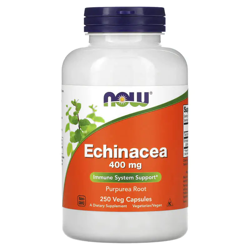 Ехинацея (Echinacea) 400 мг 250 веге капсули | Now Foods