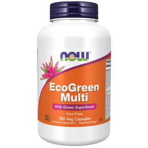 Мултивитамини Eco Green Multi 180 веге капсули | Now Foods
