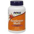 Мултивитамини Eco Green Multi 120 таблетки | Now Foods