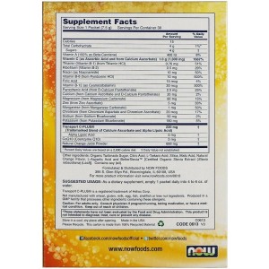 Effer-C Orange 30 сашета | Now Foods