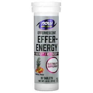Effer-Energy 10 разтворими таблетки | Now Foods