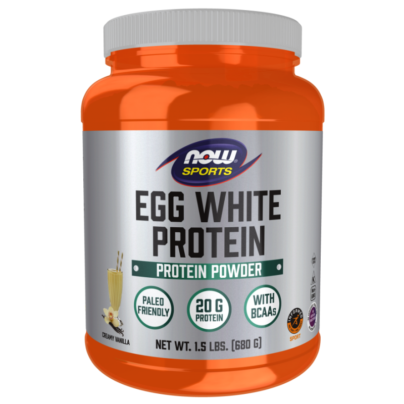 Яйчен Протеин с вкус на ванилия 680 гр | Now Foods