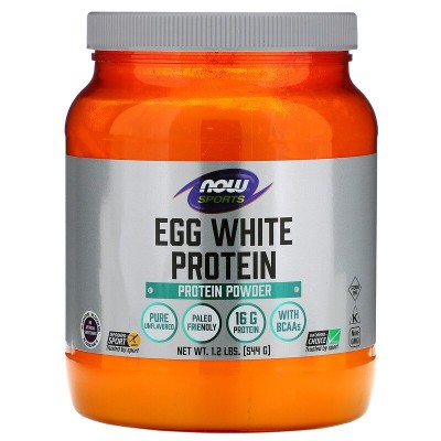 Яйчен Протеин Eggwhite Protein 544 гр | Now Foods За покачване на мускулна маса Бавно усвоим Специално създаден за спортисти Подобрява възстановяването на организма С високо съдържание на протеини, без Яйчен Протеин Eggwhite Protein 544 гр | Now Foods За 