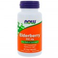 Elderberry Extract 500 мг 60 веге капсули | Now Foods