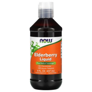 Elderberry Liquid 10:1 Concentrate 237 мл | Now Foods