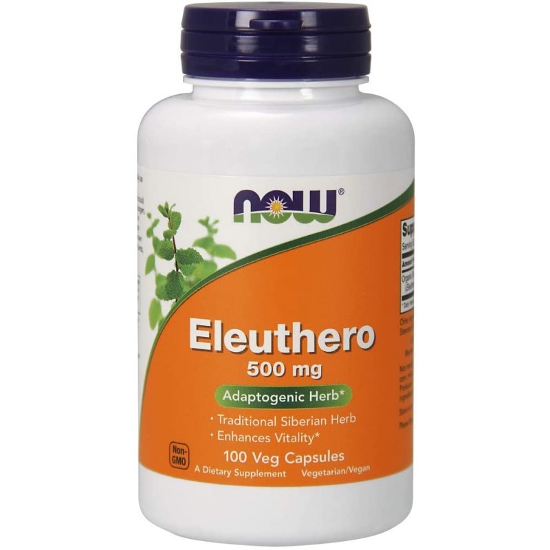 Елеутерокок (Eleuthero) 500 мг 100 веге капсули | Now Foods
