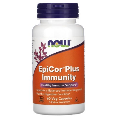 EpiCor Plus Immunity 60 веге капсули | Now Foods За здрава имунна система Поддържа и се грижи за доброто здраве Предпазва от настинка и грип EpiCor За Силен Имунитет на капсули е на топ цена от Now Foods EpiCor Plus Immunity 60 веге капсули | Now Foods За