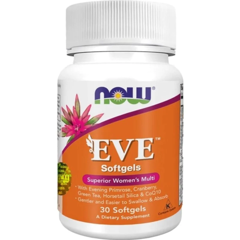 Eve Women's Multiple Vitamin 30 гел-капсули | Now Foods Eve Women's Multiple Vitamin 30 гел-капсули | Now Foods